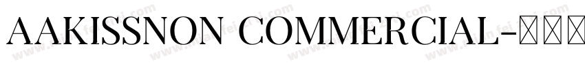 AaKISSNon Commercial字体转换
